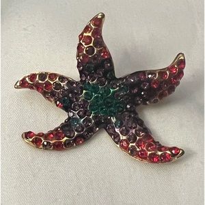 Starfish Brooch